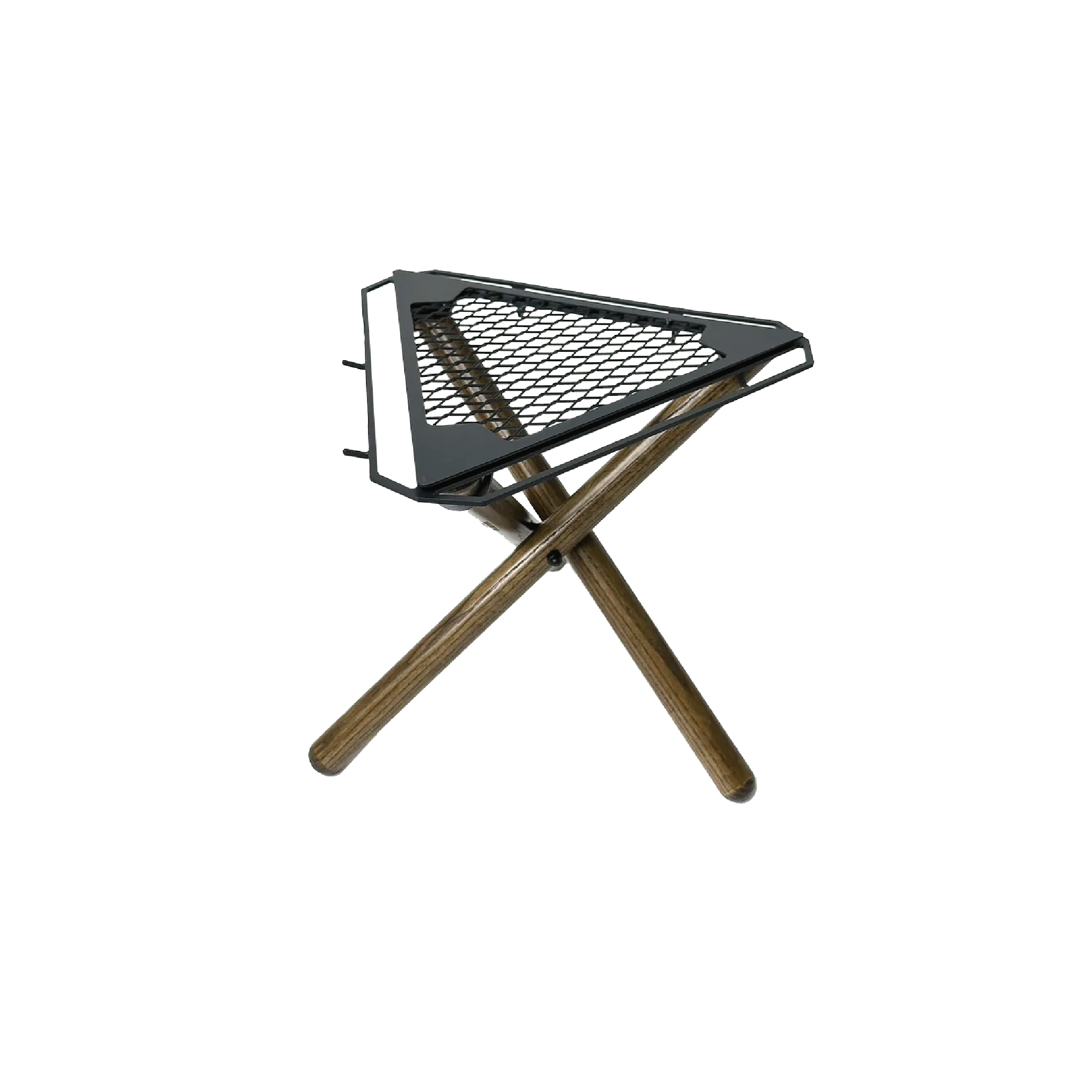 SomAbito｜ 標準三角焚火邊桌-深色