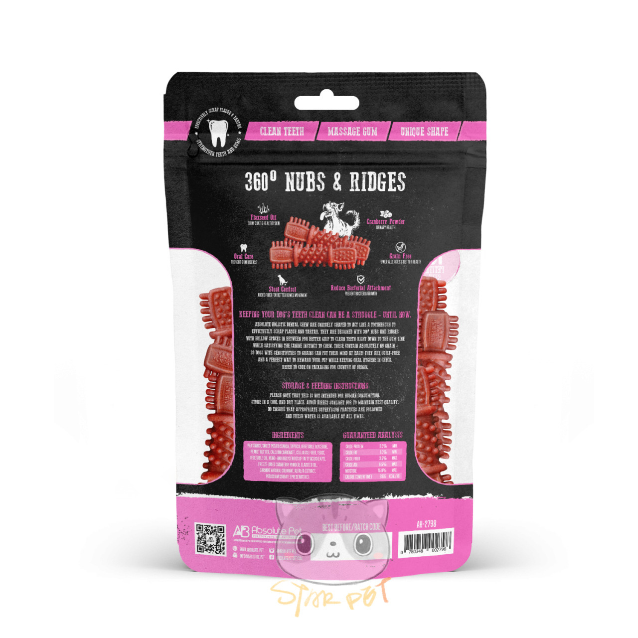 Absolute Holistic Cranberry Dental Chew 160g