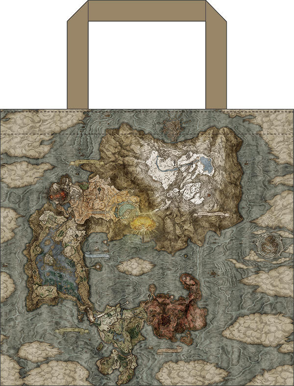 「ACG.GO」「預購」ELDEN RING 艾爾登法環 地圖 Tote Bag