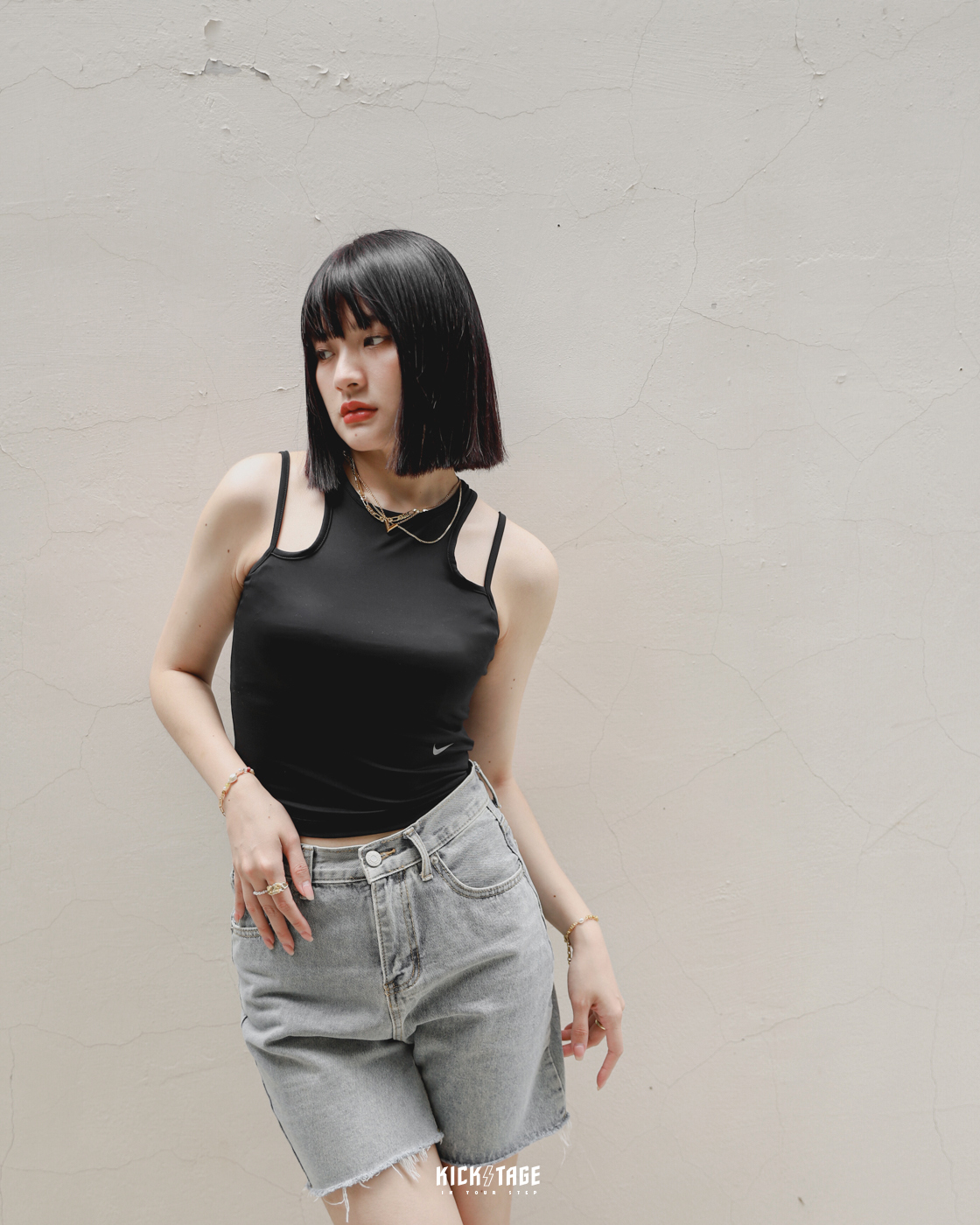 **特價商品售出不退換**女款 NIKE DRI FIT 黑色 萊姆綠 紫色 簍空 削肩 小勾 辣妹 吸濕排汗 背心【DX6488】