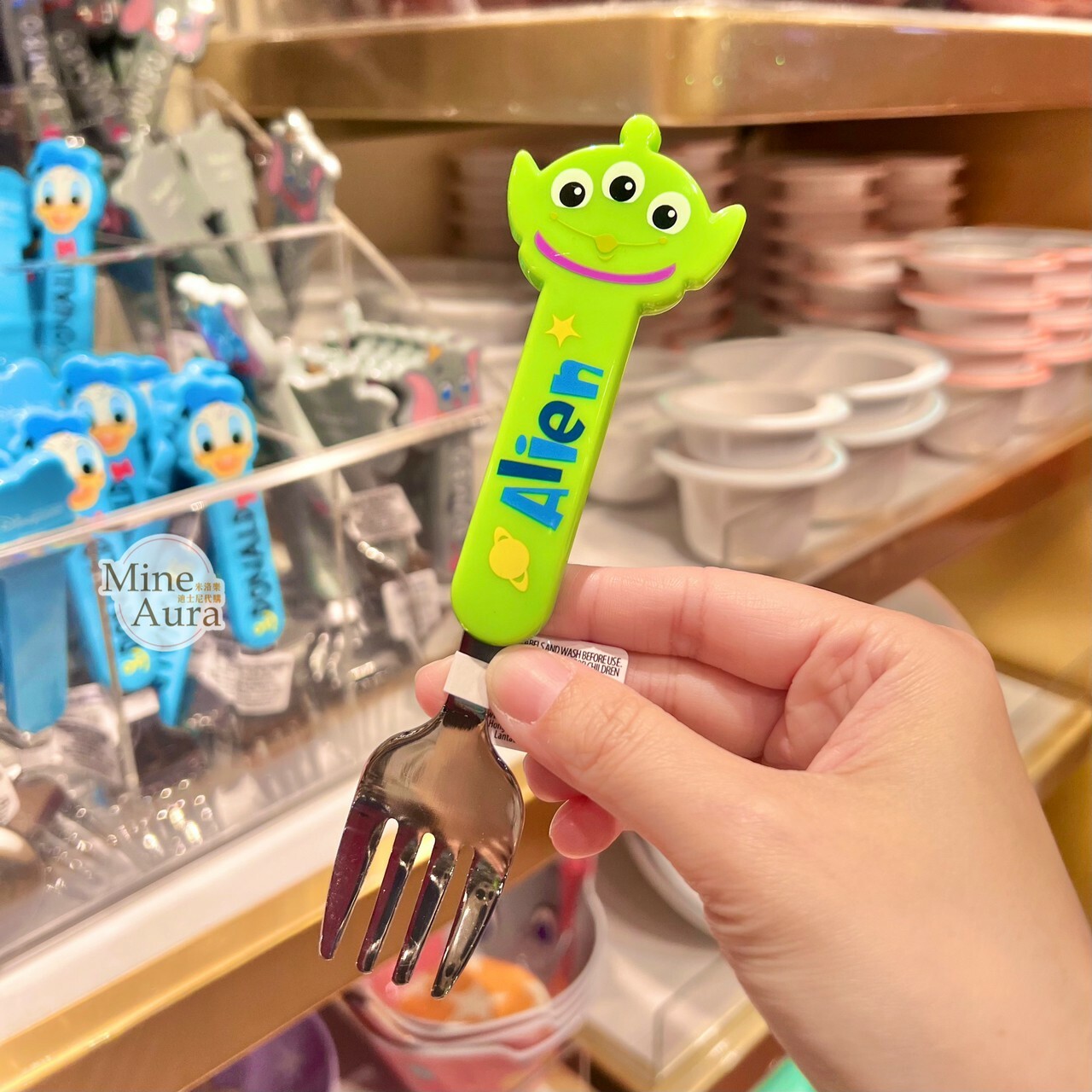 三眼怪 Alien 兒童 餐具 造型碗/叉子/湯匙 玩具總動員 Toy Story -香港迪士尼樂園