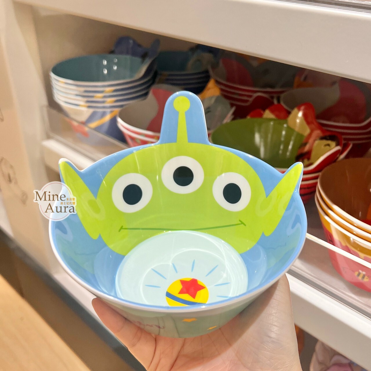 三眼怪 Alien 兒童 餐具 造型碗/叉子/湯匙 玩具總動員 Toy Story -香港迪士尼樂園