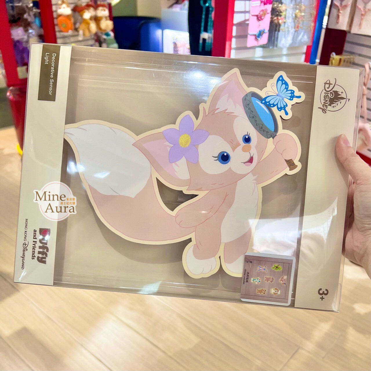 玲娜貝兒 Lina bell 造型 感應 燈 拍拍燈 夜燈 擺飾品 -香港迪士尼樂園