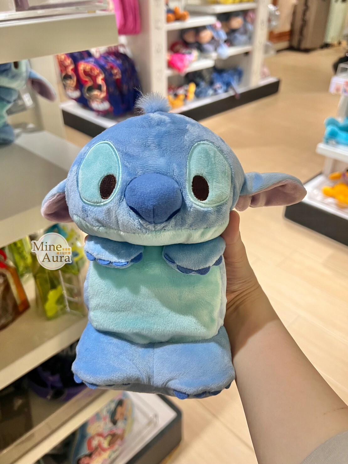 史迪奇 Stitch Q版 娃娃造型 筆袋 收納袋 星際寶貝 Lilo & Stitch -香港迪士尼樂園