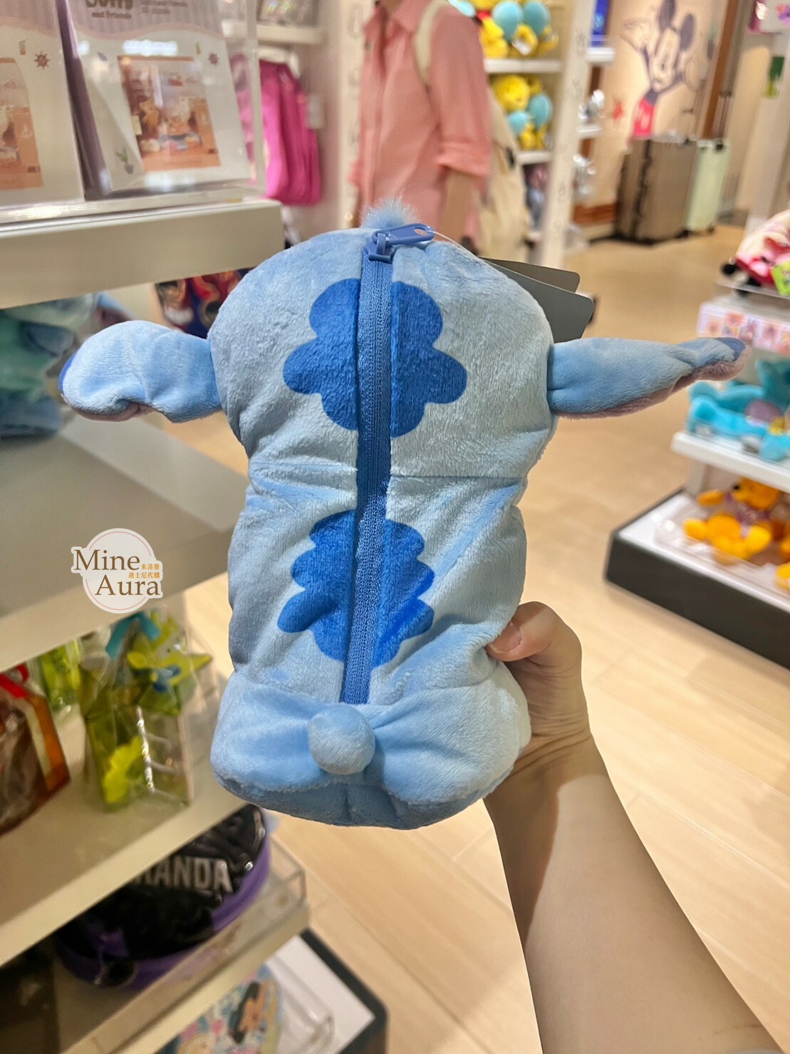 史迪奇 Stitch Q版 娃娃造型 筆袋 收納袋 星際寶貝 Lilo & Stitch -香港迪士尼樂園