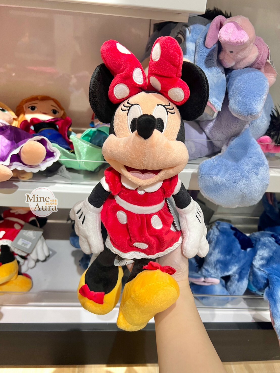 米妮 Minnie 經典 絨毛 S號 娃娃 玩偶 -香港迪士尼樂園