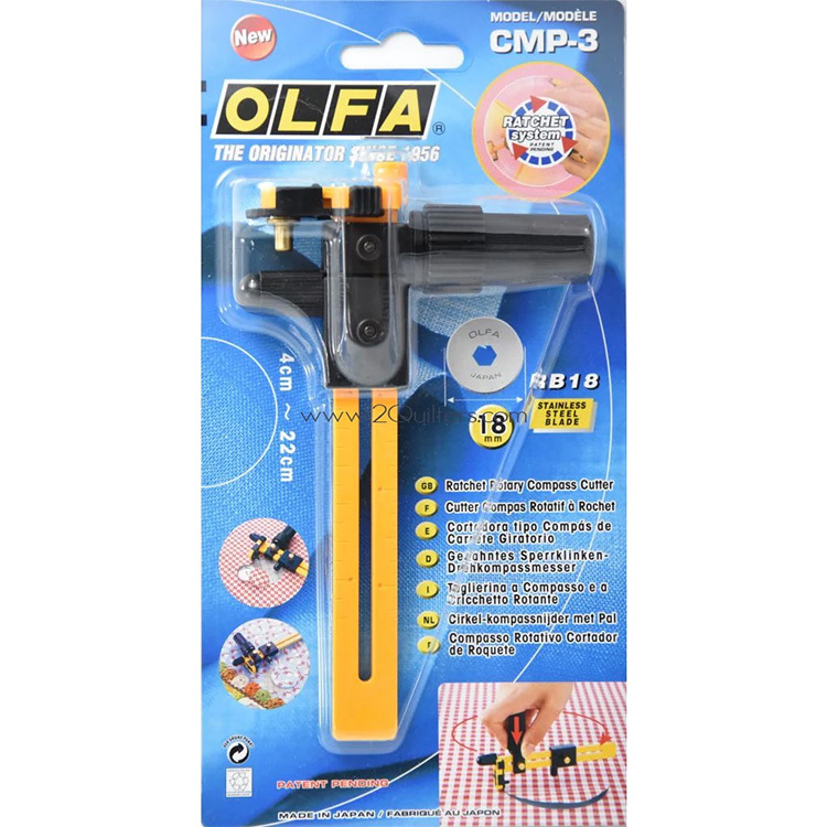 【OLFA】CMP-3 裁布專用圓規刀