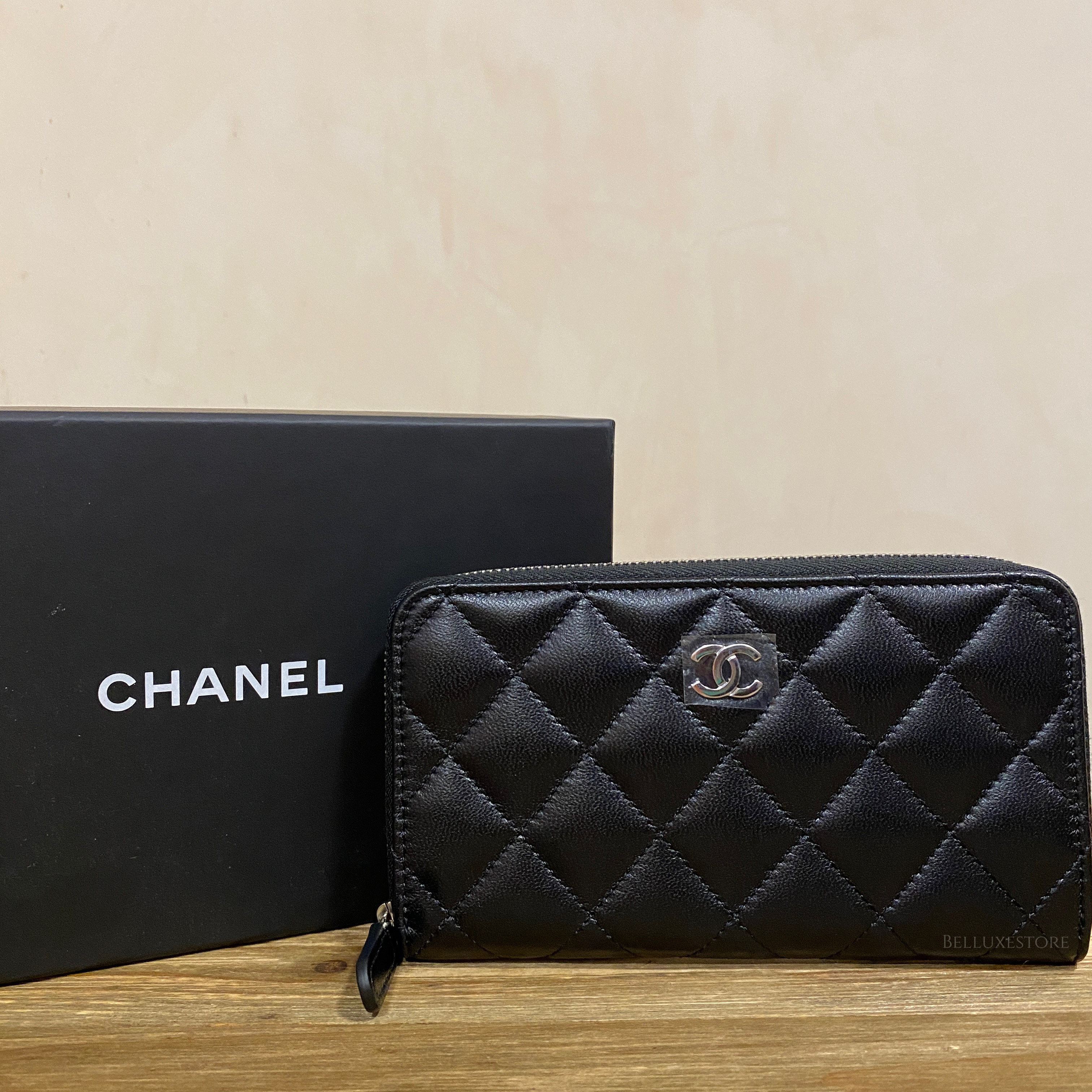 Chanel Lucky Charm Patent Leather Long Zip Wallet CC-1104P-0005