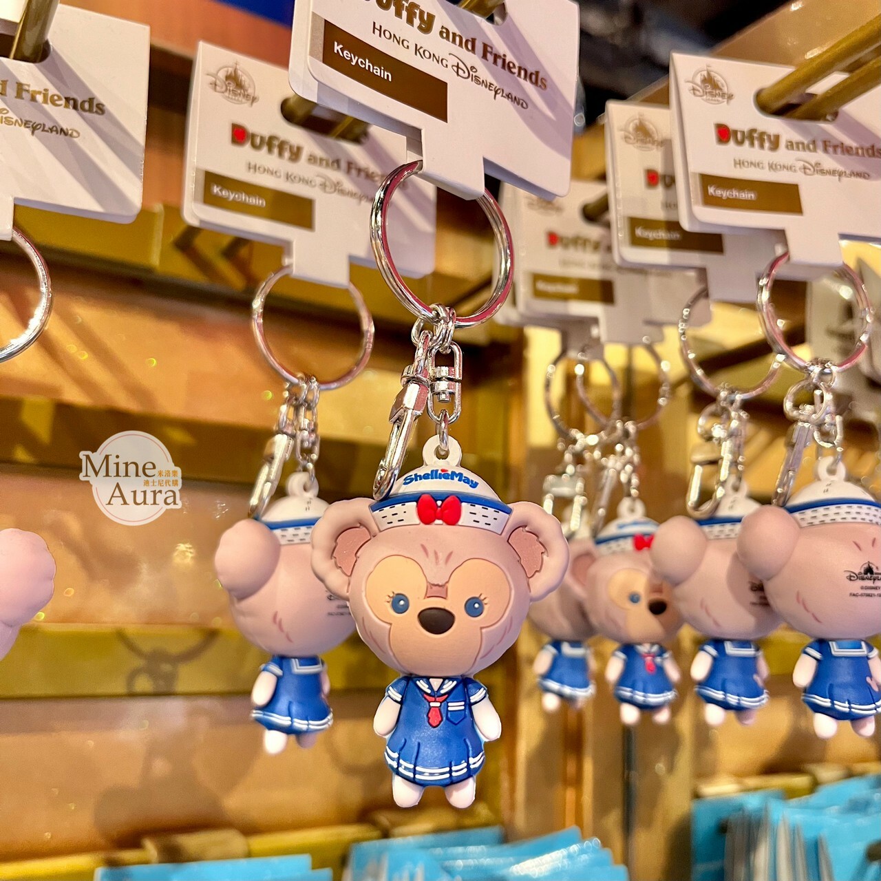Q版 雪莉玫 ShellieMay 立體 鑰匙圈 吊飾 -香港迪士尼樂園