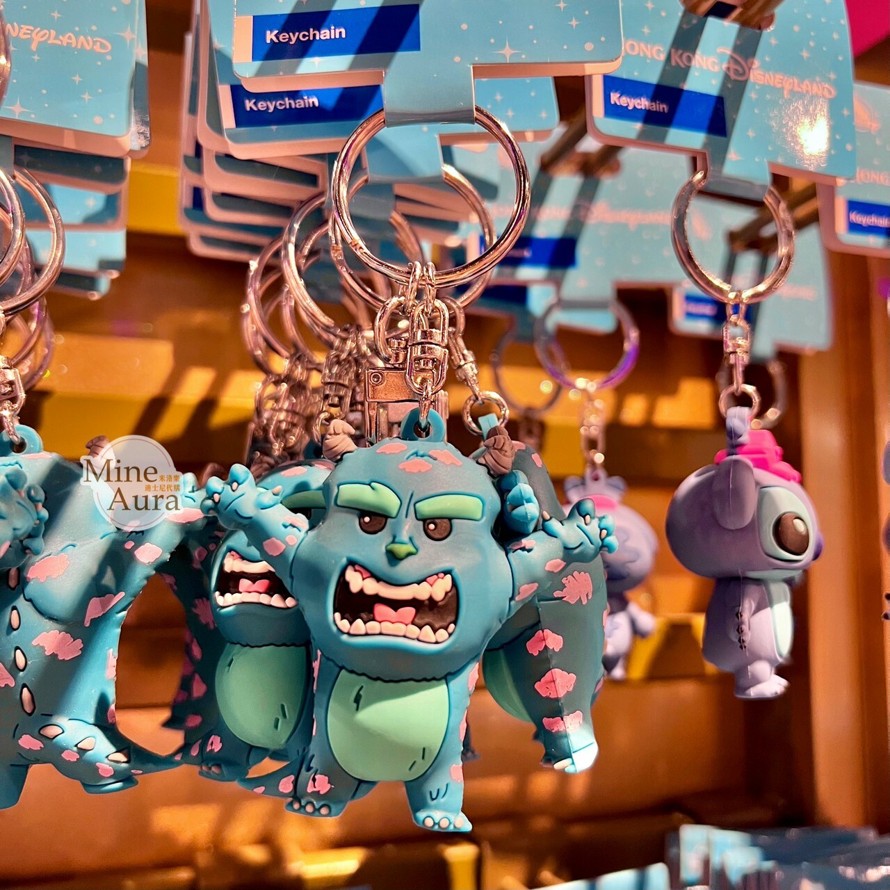 Q版 毛怪 蘇利文 Sullivan 立體 鑰匙圈 吊飾 怪獸電力公司 Monsters, Inc. -香港迪士尼樂園