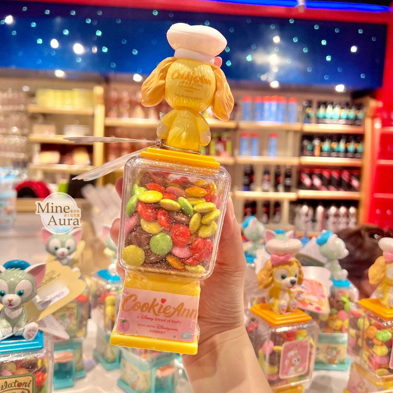 可琦安 餅乾 CookieAnn 扭蛋機造型 糖果盒 -香港迪士尼樂園