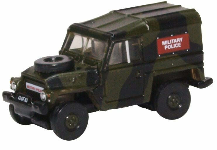 Oxford NLRL002 1:148 Land Rover Lightweight Military Police 軍警用吉普車.墨綠迷彩