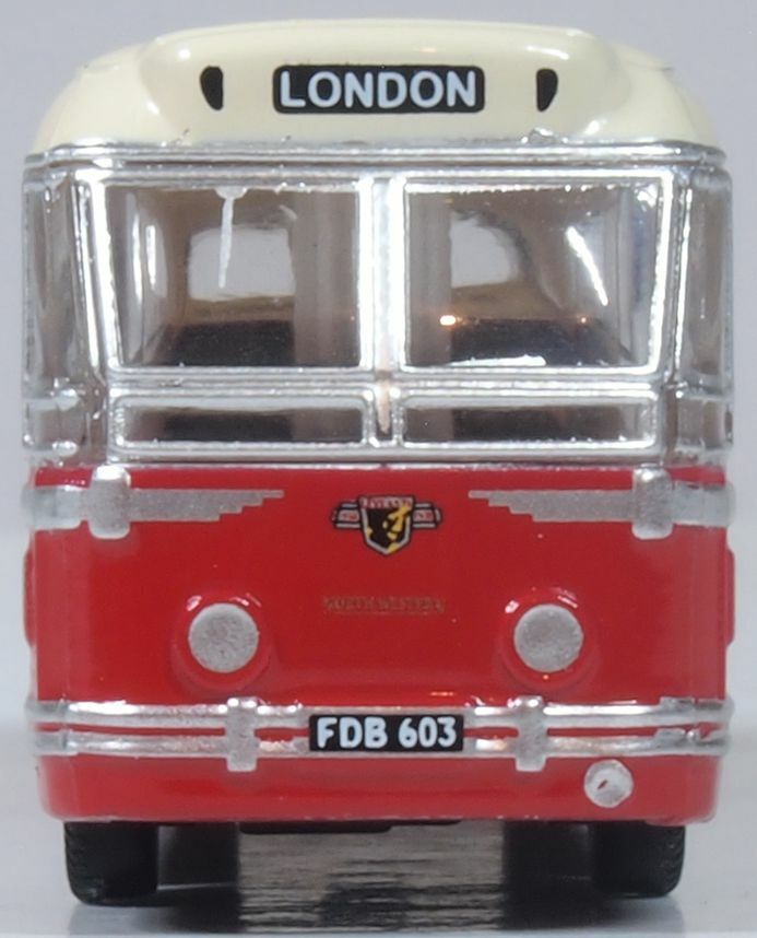 Oxford NLRT007 1:148 Leyland Royal Tiger North Western 大客車.紅白