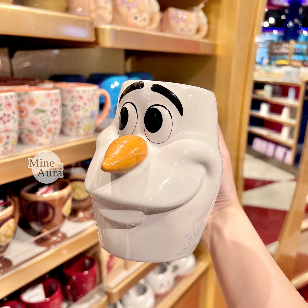 (現貨) 雪寶 Olaf 立體 大臉圖案造型 馬克杯 水杯 冰雪奇緣 Frozen -香港迪士尼樂園