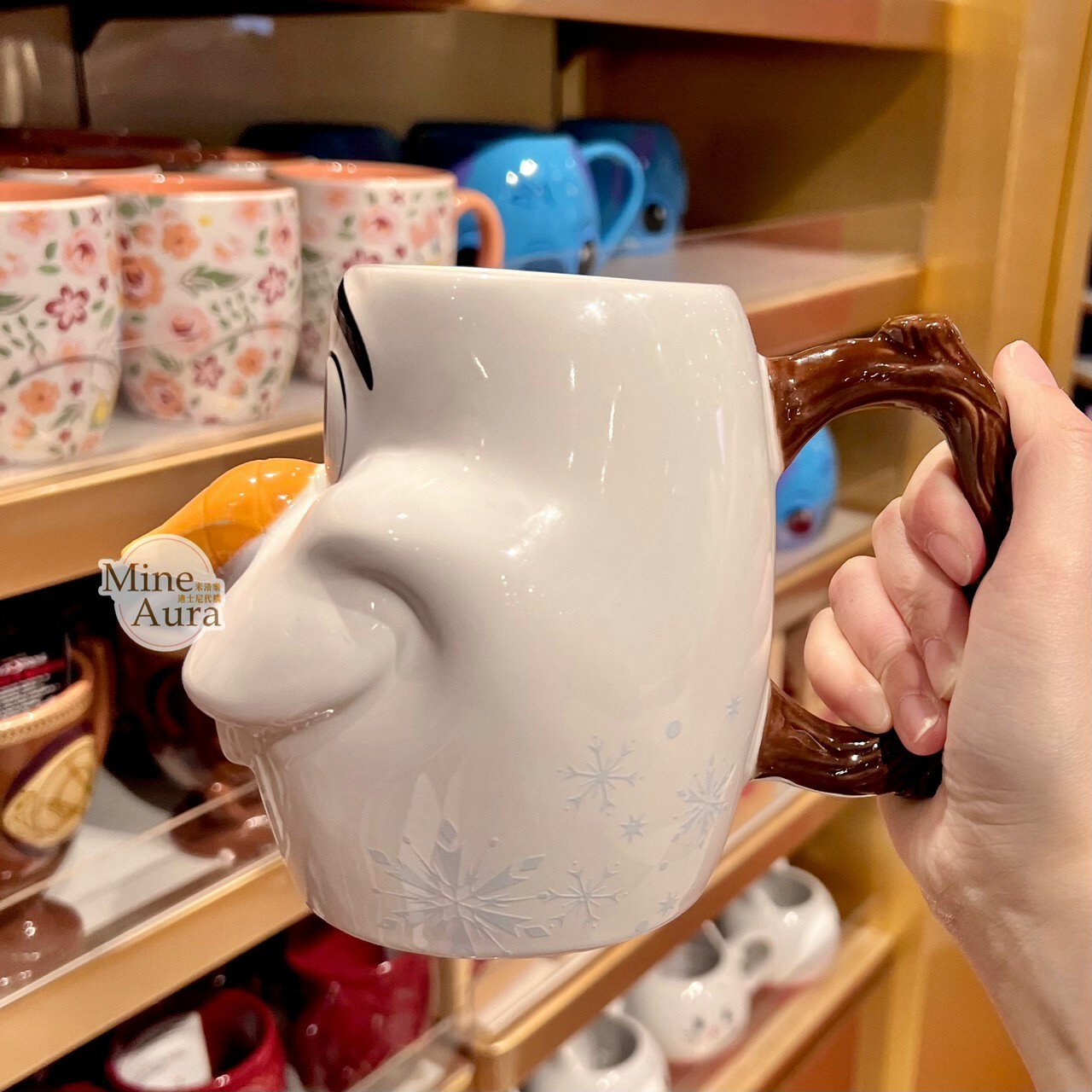 (現貨) 雪寶 Olaf 立體 大臉圖案造型 馬克杯 水杯 冰雪奇緣 Frozen -香港迪士尼樂園