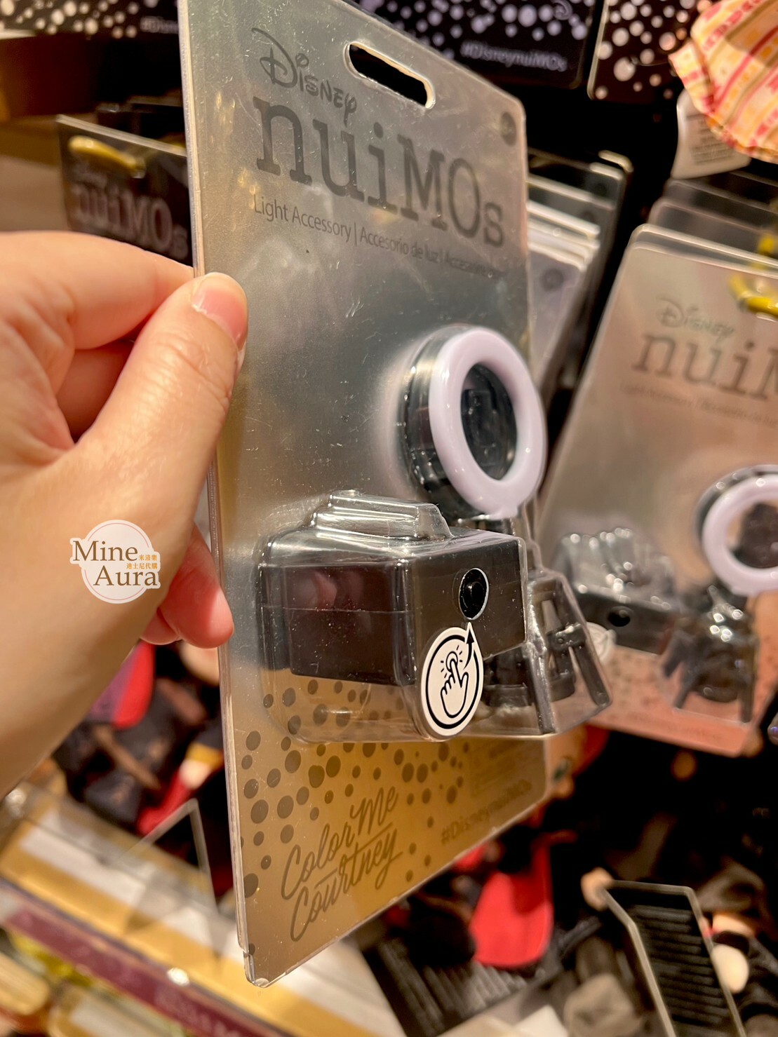 nuiMOs娃娃公仔專用配件 光圈 拍照打燈 組 -香港迪士尼樂園