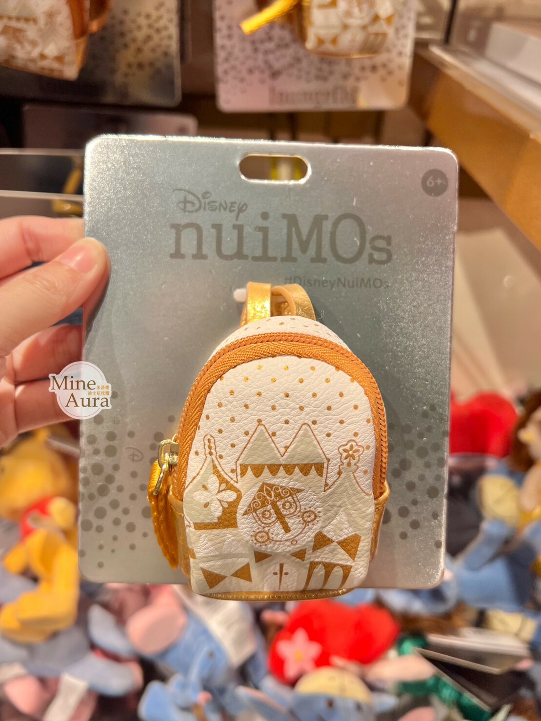 nuiMOs娃娃公仔專用配件 圖騰 點點 後背包 -香港迪士尼樂園