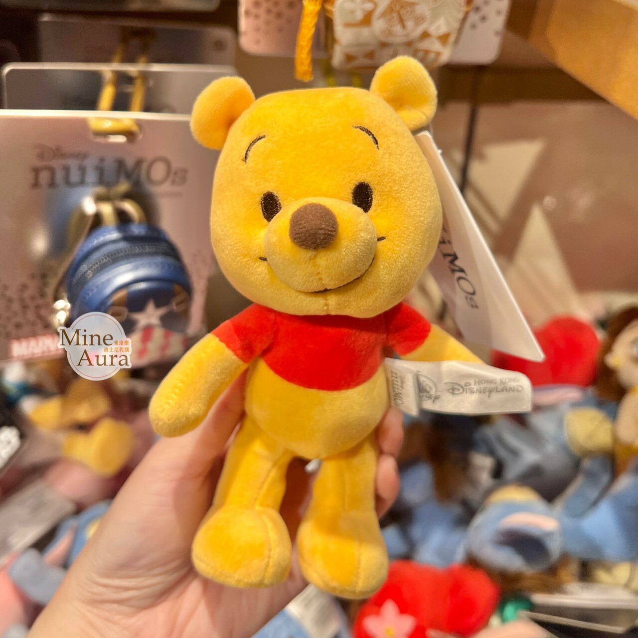 (現貨) nuiMOs 小熊維尼 Winnie the Pooh 可動關節 絨毛 娃娃公仔 -香港迪士尼樂園