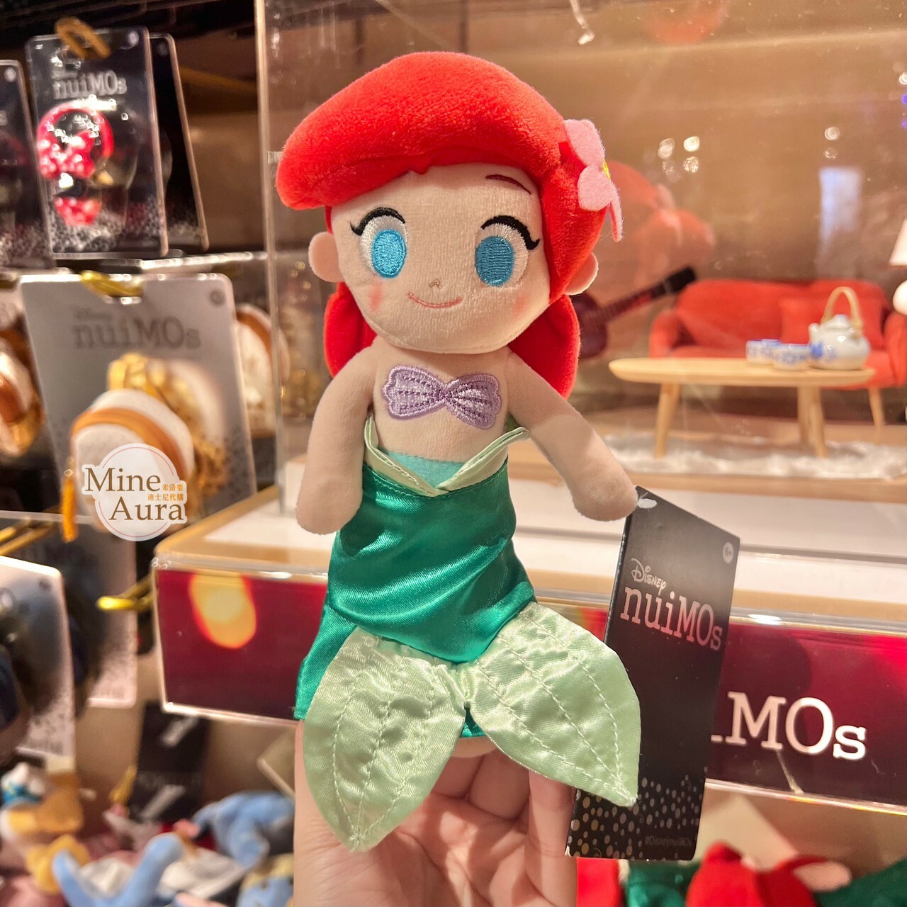 nuiMOs 愛麗兒 Ariel 可動關節 絨毛 娃娃公仔 小美人魚 The Little Mermaid -香港迪士尼樂園
