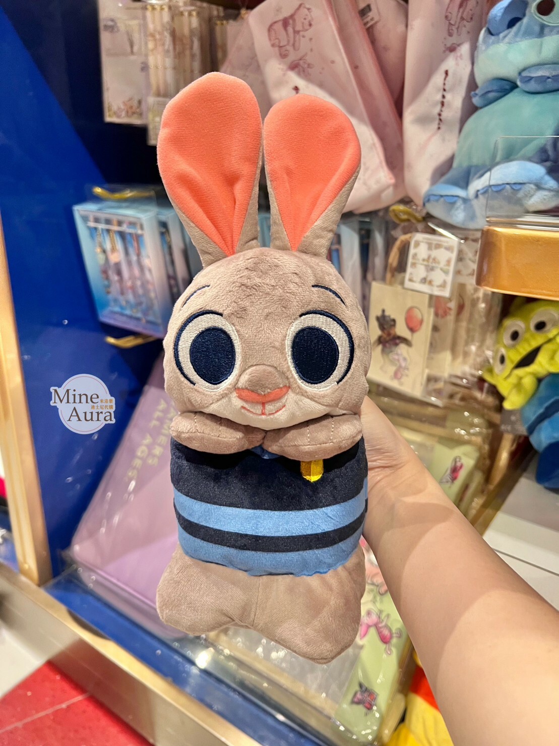 哈茱蒂 Judy 兔 Q版 娃娃造型 筆袋 收納袋 動物方城市 Zootopia -香港迪士尼樂園