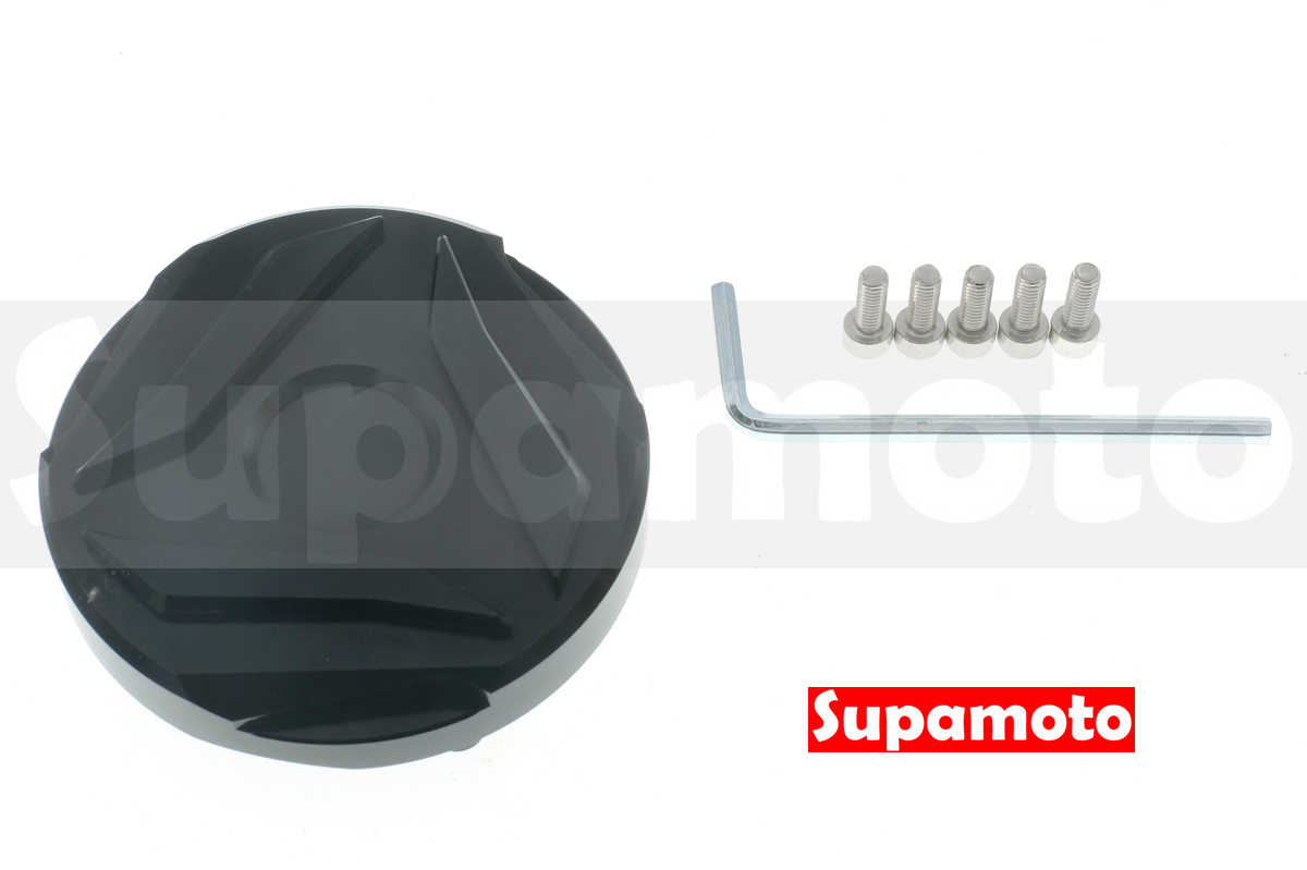 -Supamoto- 勁戰 6代 油箱蓋 專用 CNC 黑色 YAMAHA 山葉 六代 鋁合金 油箱