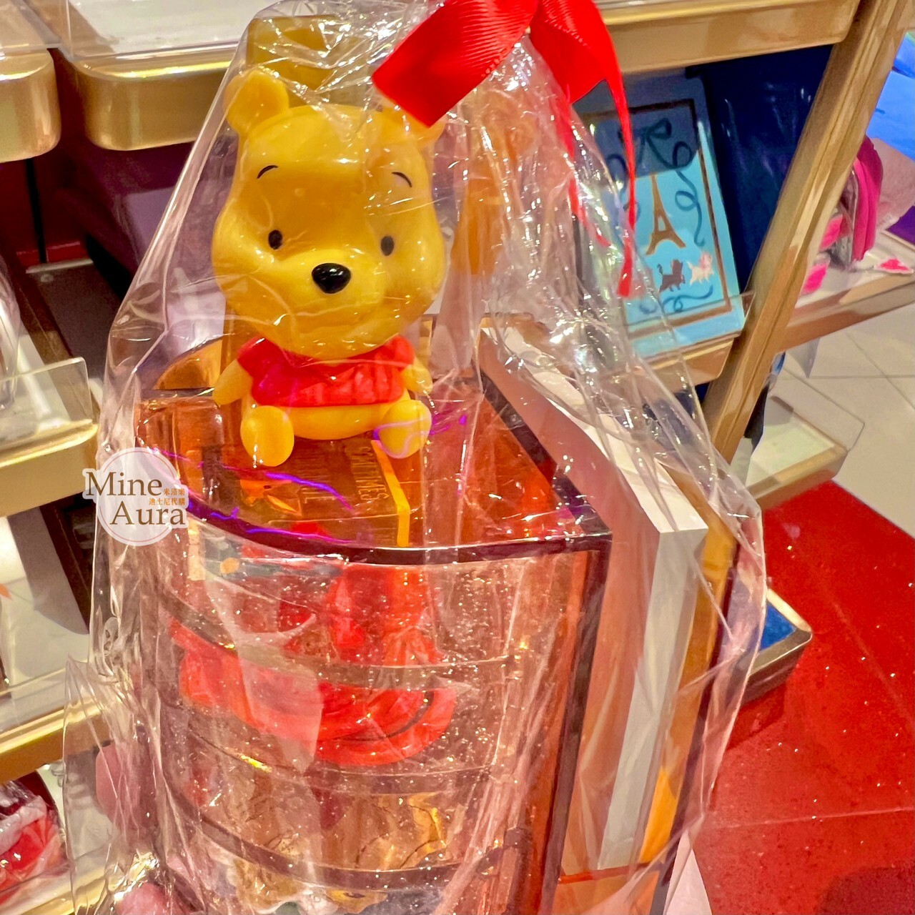 小熊維尼 Winnie the Pooh 立體公仔造型 文具組 收納盒 -香港迪士尼樂園