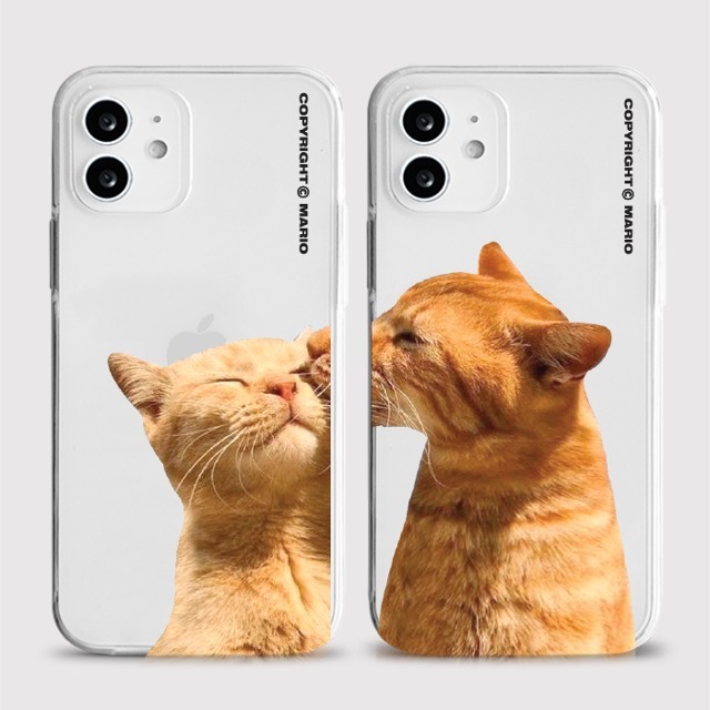 貓貓 情侶 透明軟殼