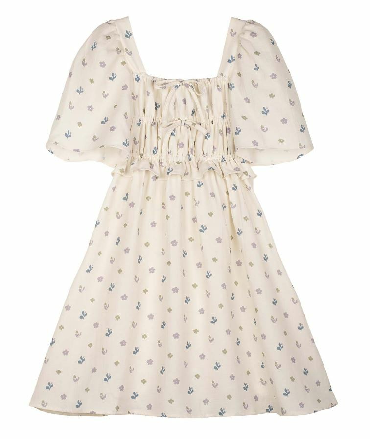 MIPOUNET 棉紗小碎花綁帶洋裝 MIA MUSLIN FLOWER DRESS