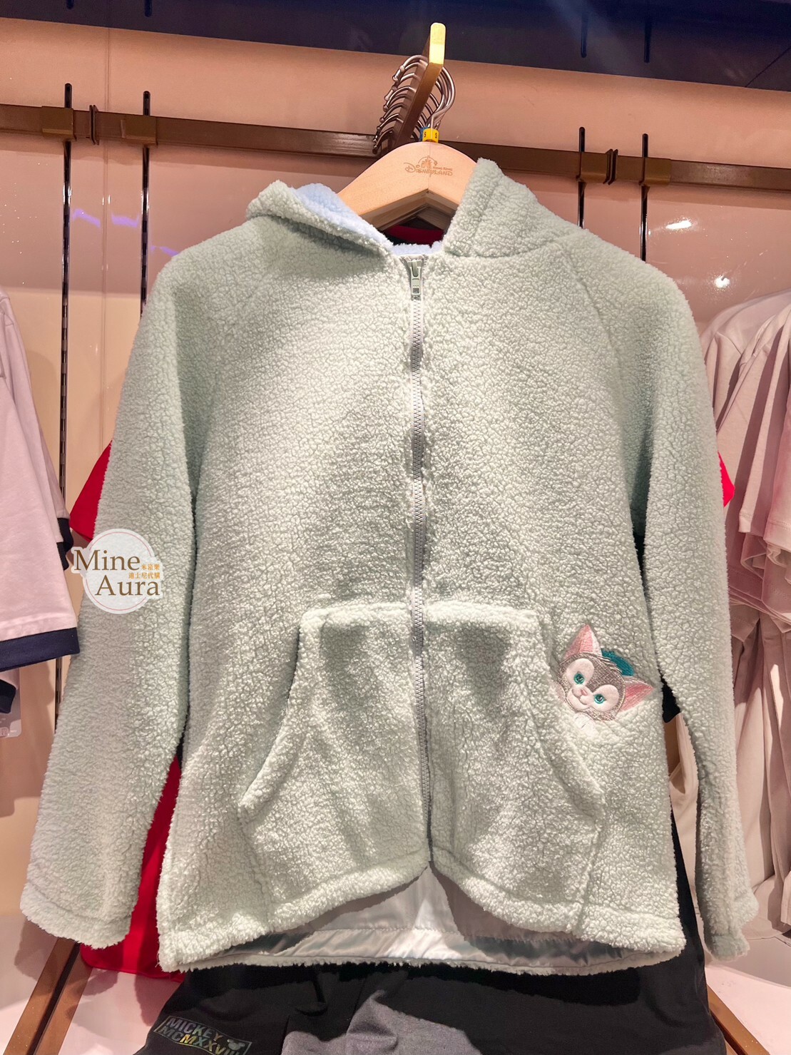 傑拉托尼 畫家貓 Gelatoni 立體耳朵連帽 造型 外套 -香港迪士尼樂園