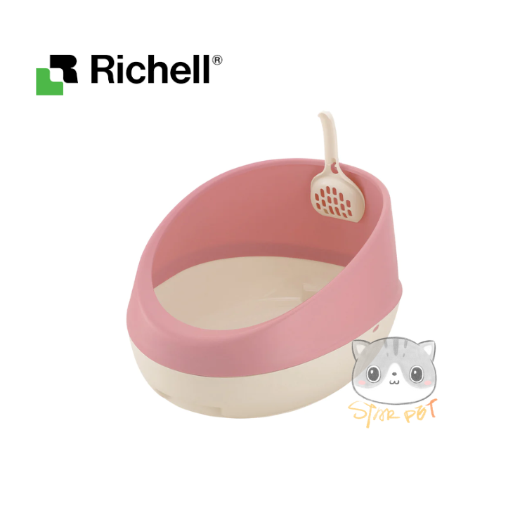 Richell (Lapule) 高背窩形貓砂盆/貓砂盆｜StarPetHK