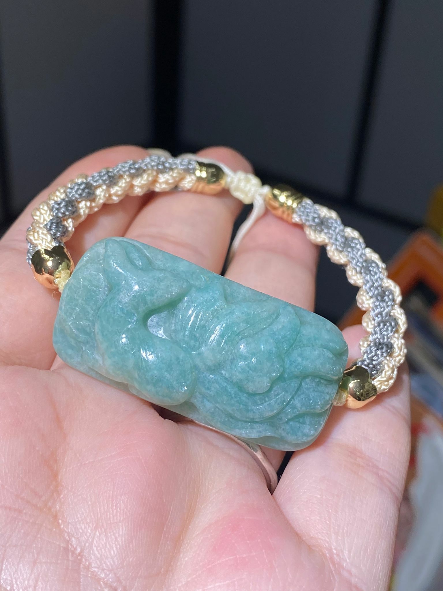 天河石九尾狐手繩