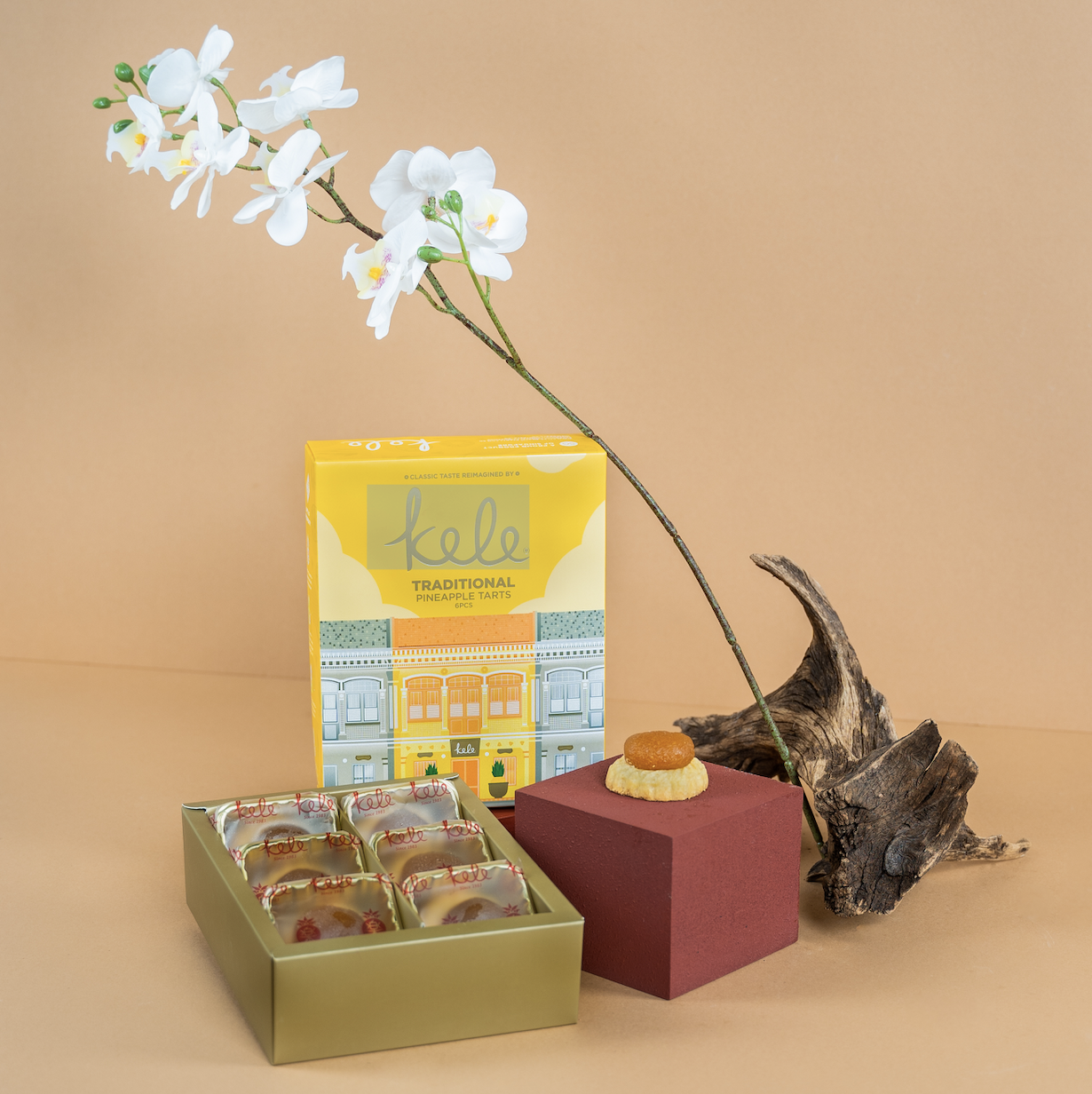 Kele Traditional Pineapple Tarts Souvenir Box [6pcs Pack]