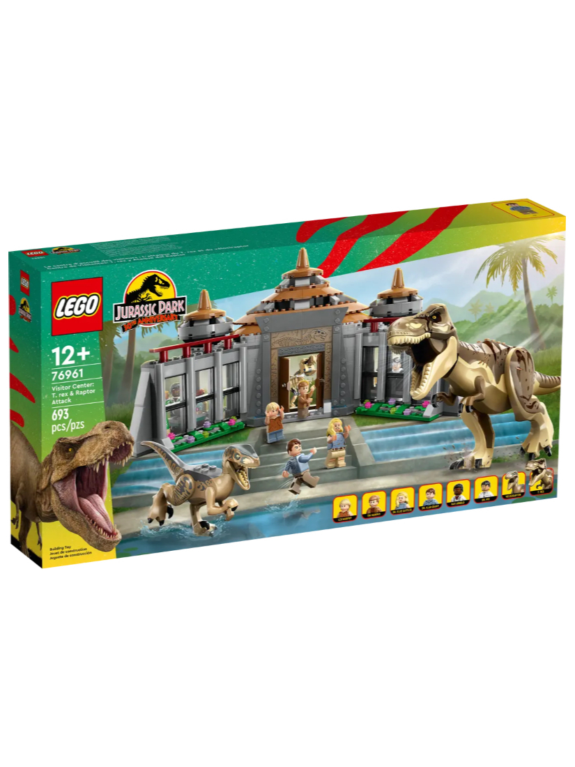 LEGO 76961 Visitor Center: T. rex & Raptor Attack