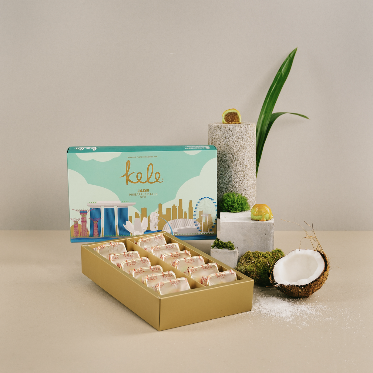 Kele Pandan Pineapple Tarts [12pcs Pack]