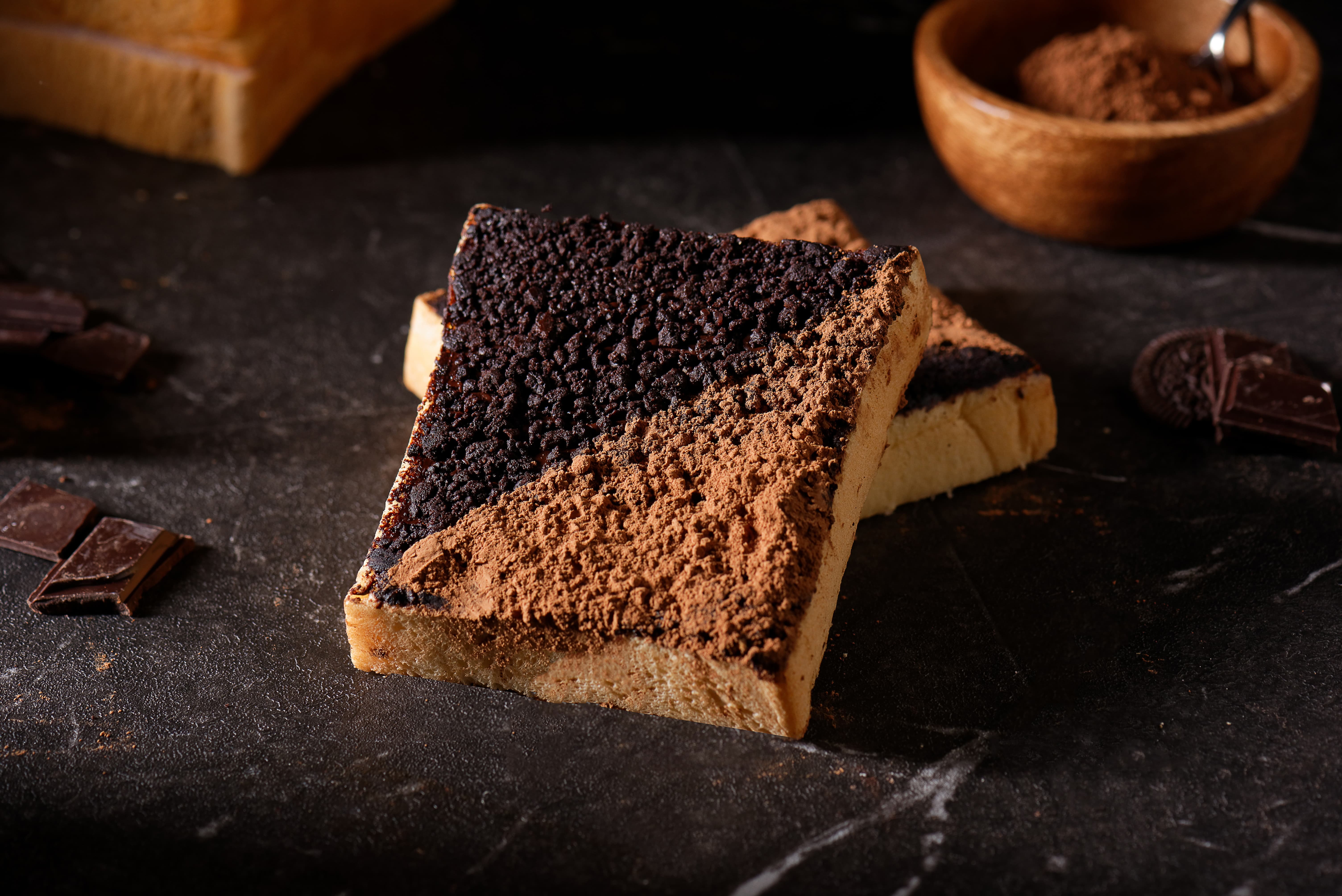 法芙娜巧克力 生吐司厚片