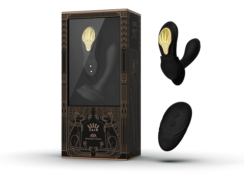 Zalo Aya Wearable Vibrator Velvet Black