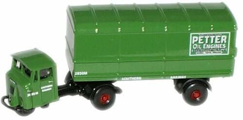 Oxford NMH008 1:148 Southern Railways Van Trailer 廂式拖車.綠