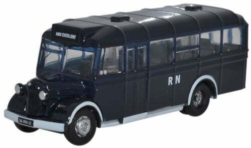 Oxford NOWB001 1:148 Royal Navy Bedford OWB 軍用小巴士.藍