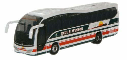 Oxford NPE005 1:148 Paul S Winson Plaxton Elite 大客車.白