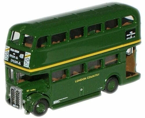 Oxford NRT005 1:148 London Country RT Bus 雙層巴士.綠黃
