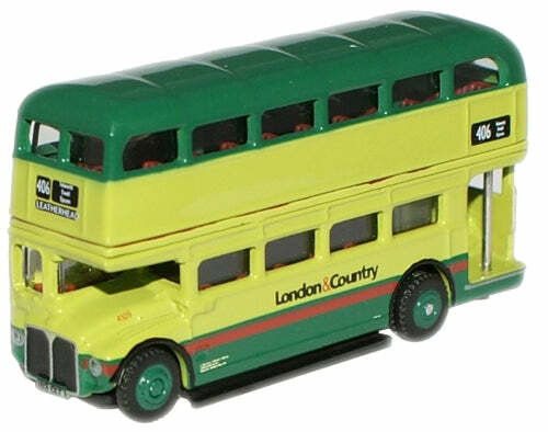 Oxford NRM009 1:148 London & Country Routemaster 雙層巴士.綠+淺綠