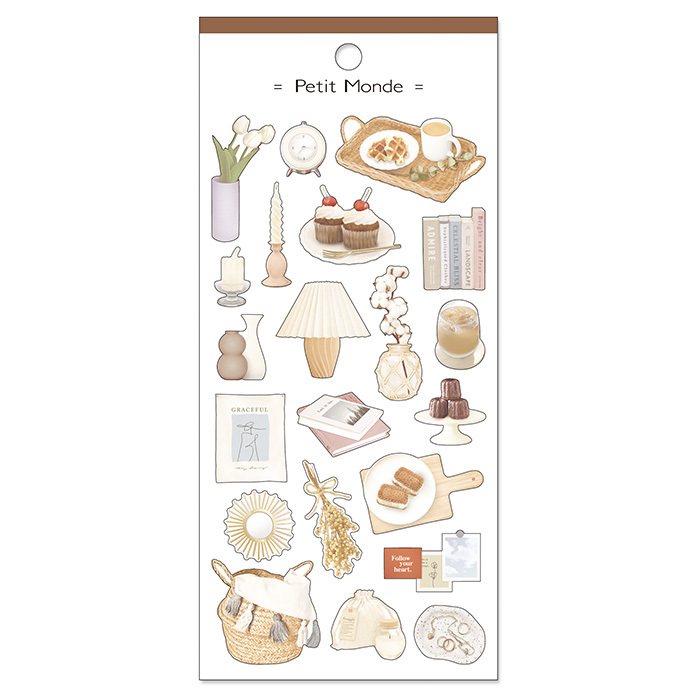 居家寫真 拼貼素材系列 手帳貼紙｜日本Mind Wave