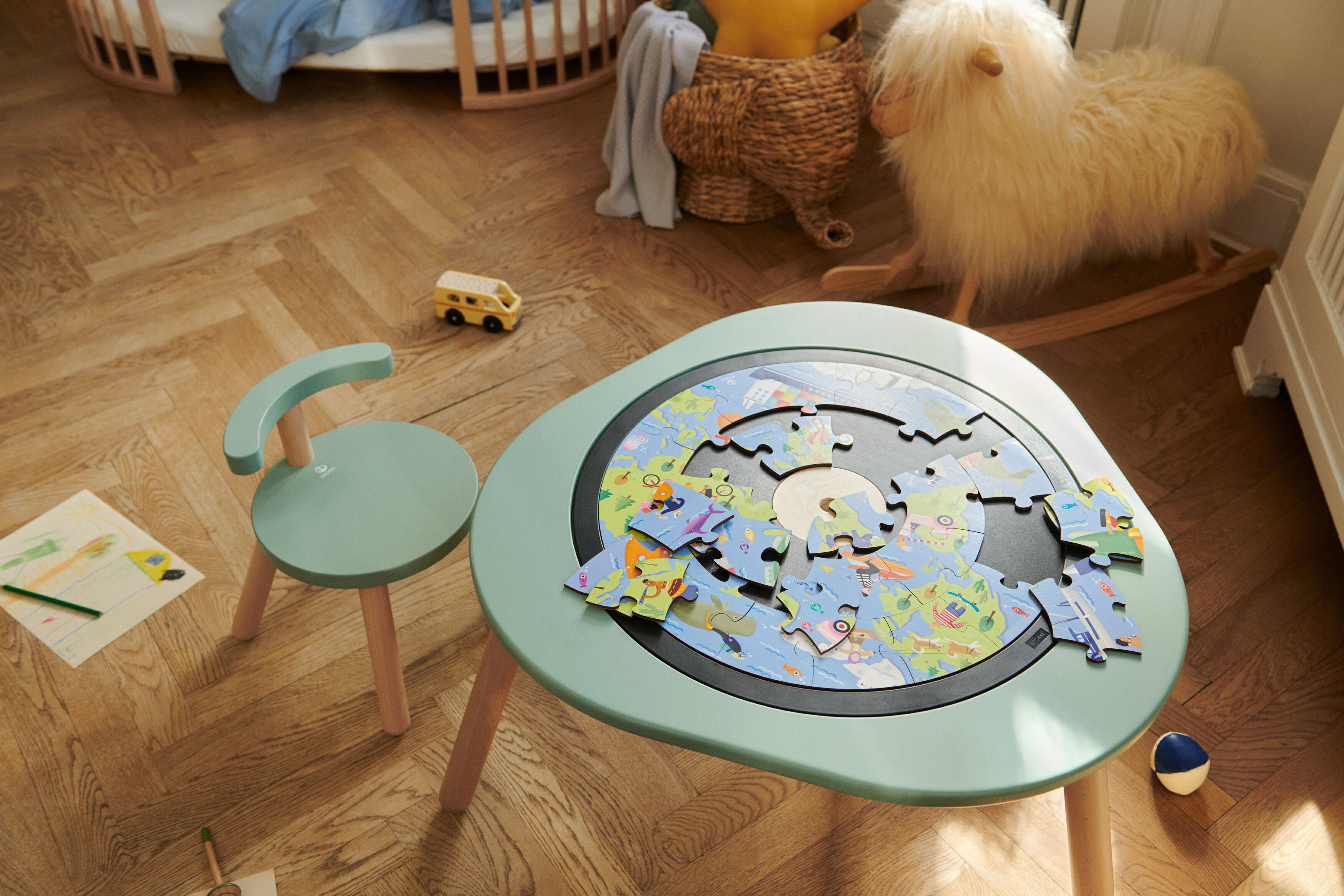 Stokke - MuTable™ 拼圖 V2 (環遊世界)