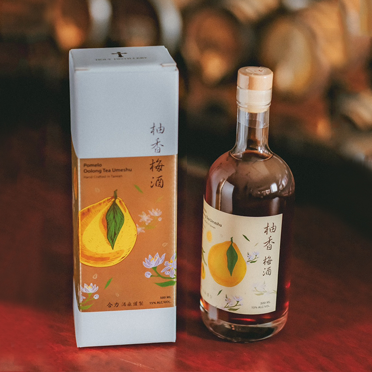 柚香烏龍茶梅酒500ml