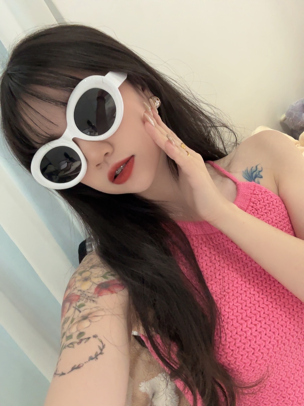 韓版復古外星人墨鏡🤍