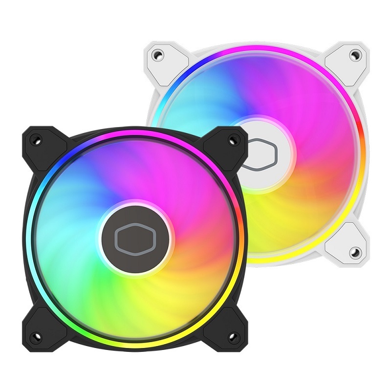 米特3C數位–Cooler Master 酷碼 MasterFan MF120 HALO2 12公分單風扇 黑色MFL-B2DN-21NP2-R2/白色MFL-B2DW-21NP2-R2