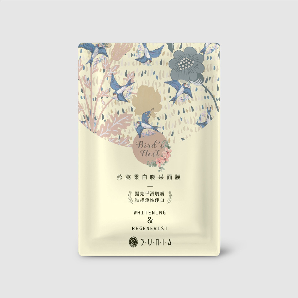 SUNIA 燕窩柔白喚采面膜