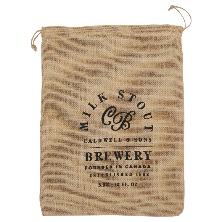 麻布收納束口袋/27x36x1.5cm