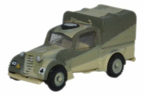 Oxford NTIL003 1:148 Austin Tilly 11th African Div 軍用運輸車.綠.淺綠迷彩