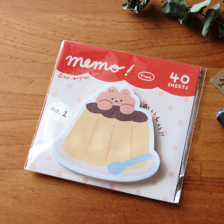 Hoi ホーイ｜絕版｜咚粒便條紙｜布丁咚咚